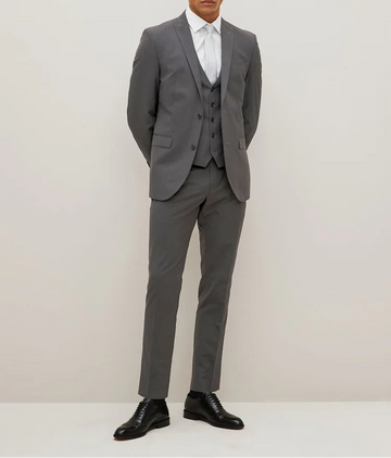 3-piece suit with (jacket, pant, shirt, & waistcoat)