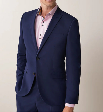 Blue Two Button Suit Jacket & Pant