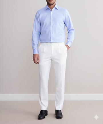 Men’s Office Wear Shirt & Pant Combo