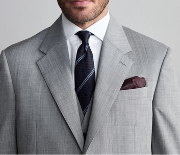 Light Grey Two Button Suit Jacket & Pant
